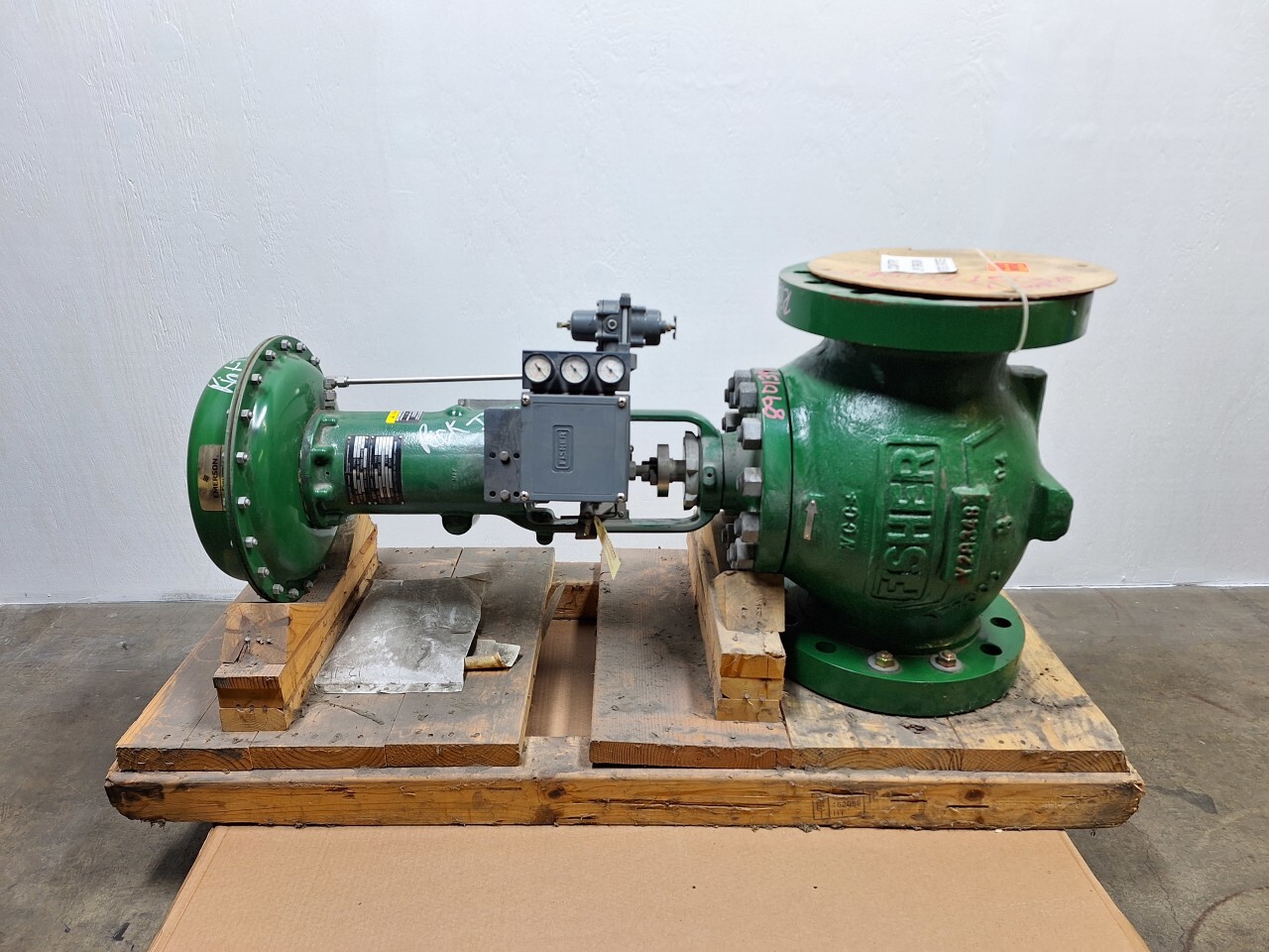 Fisher EWD 667 Size 50i 3582g Pneumatic Steel Flanged Control Valve 8in