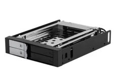 Kingwin Dual 2.5inch SATA HDD Trayless Hot Swap Mobile Rack , KF-251-BK