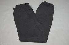 Boys Sweat Pants CHARCOAL GRAY Elastic Ankle S 6-8