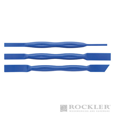 Rockler 3-tlg. Leimauftragsatz Leimspachtel leimen Möbelbau Schreiner Holz Hobby