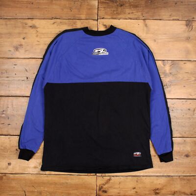 Vintage Grafik T-Shirt XL Raglan Answer Bermbanger Langarm Colour Block