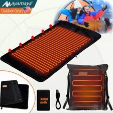 Electric Heated Sleeping Bag Liner USB Rechargeable Heating Pad for Tent Outdoor