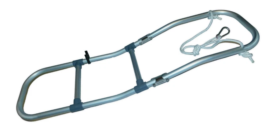 Schlauchbootleiter 2- oder 3-Stufig Badeleiter klappbar Aluminium und Edelstahl