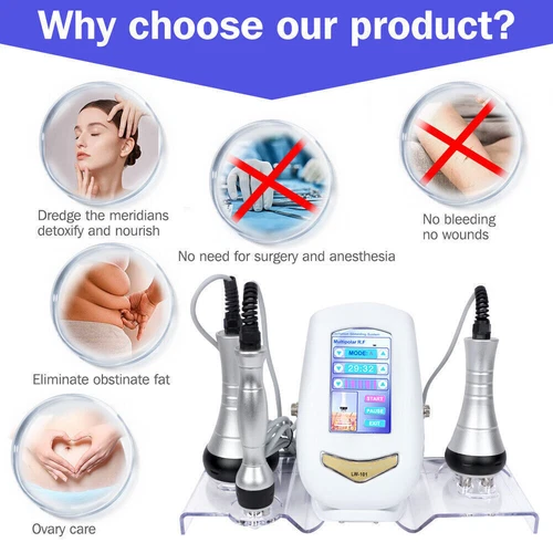 Professional 40K Ultrasonic RF Fat Cavitation Body Slimming Machine Skin Tighten - Picture 10 of 12