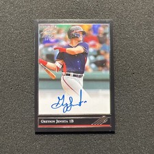 2018 Leaf Ultimate Draft GREYSON JENISTA #BG-GJ1 Gold Stars ROOKIE AUTO - CARD