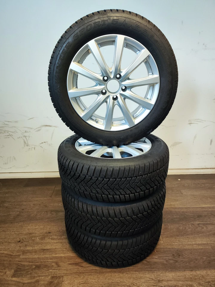 4 Winterreifen 225 55 R17 17"  Platin Alufelgen KBA 49570 7Jx17 ET 40 - Bild 2 von 4