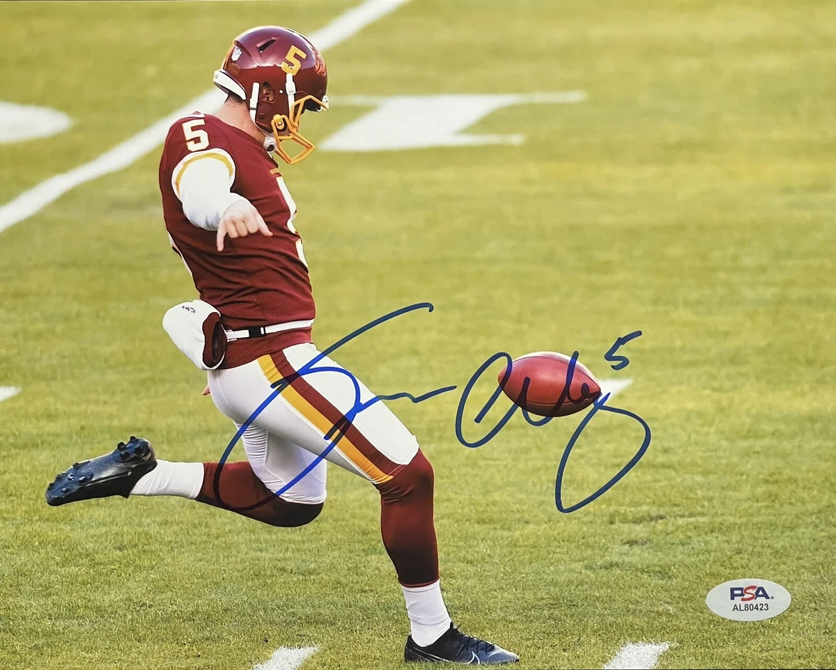 Tress Way Signed Autographed Washington Commanders 8x10 Photo PSA DNA COA