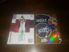 Donovan Mitchell 2 Card RC Lot Status # 122 & NBA Hoops We Got Next  # 13 HOT!!!