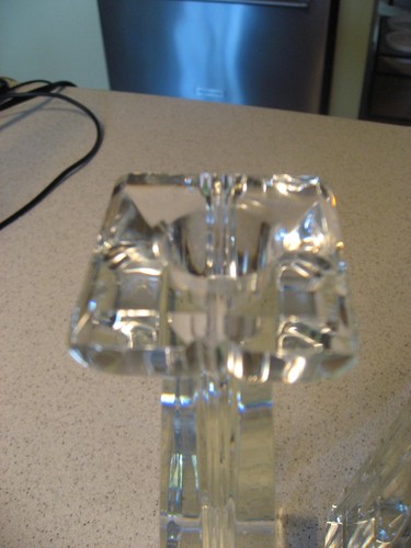 Waterford Crystal Metra 8"T Crux CandleStick Pair Candle Holder - Picture 5 of 7