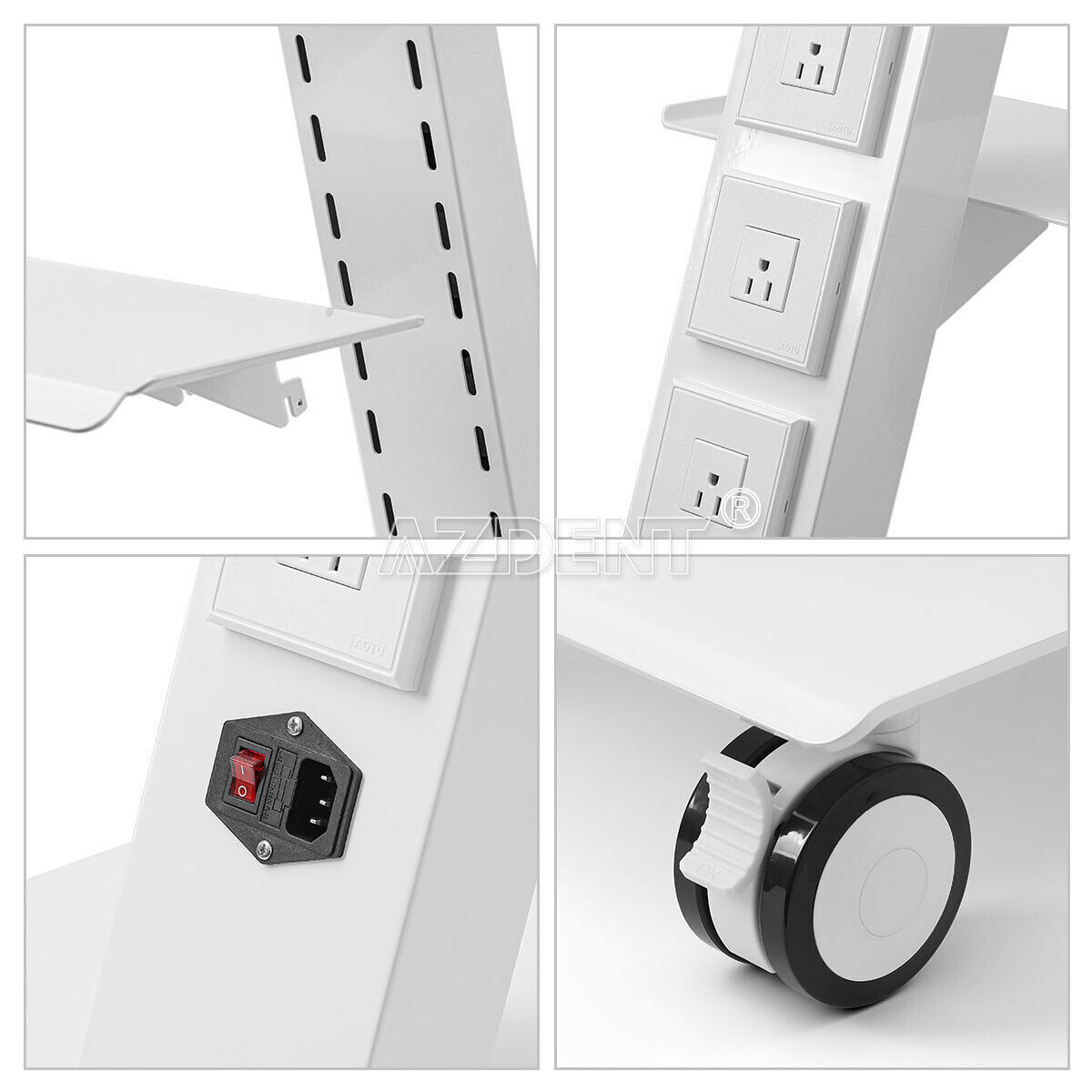 Medical Cart/Dental Mobile Portable with Air Compressor Brakes Unit Cabinet