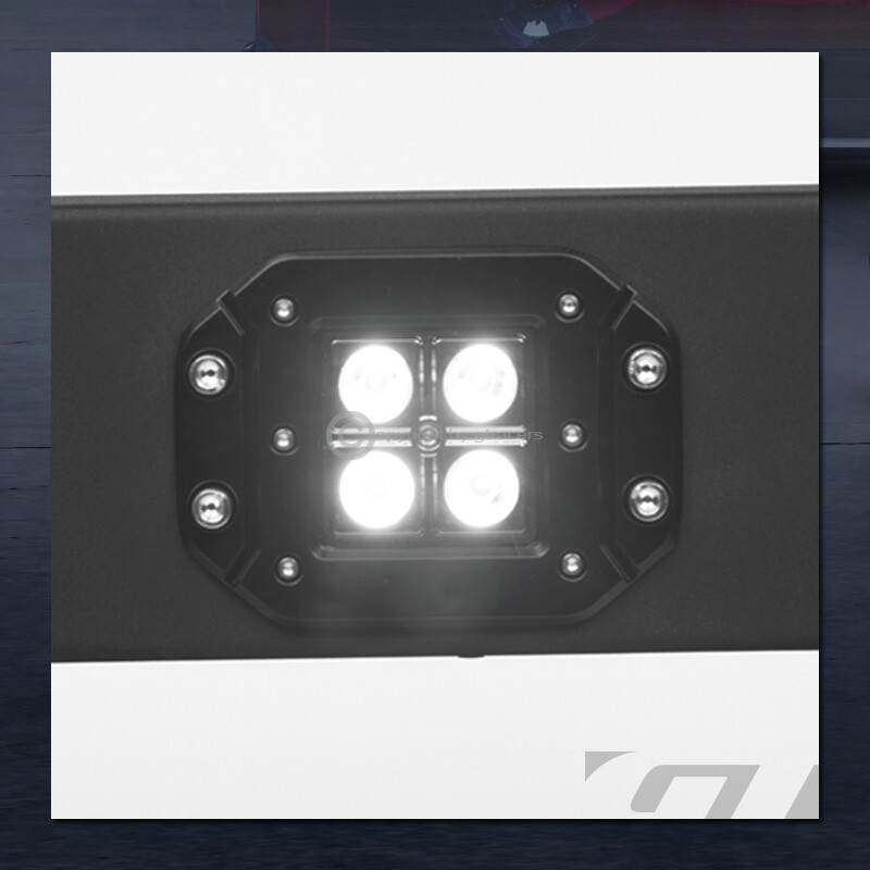 For Pickup Truck Adjusable Chase Rack Roll Bar With 3rd Brake Lamp+LED ...