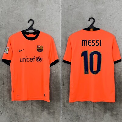 NIKE ナイキ 2010-11 バルセロナアウェイユニフォーム/Mサイズ FC Barcelona 2010-11 Away Nike Dri-Fit Boy's M Jersey | eBay
