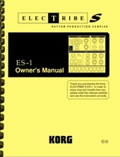 Korg Electribe ES-1 Rhythm Production Sampler OWNER'S MANUAL 