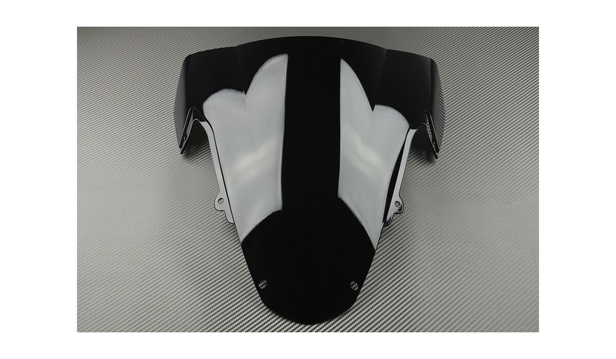 Bulle noire double courbure réduit fatigue cervicale GSXR 1000