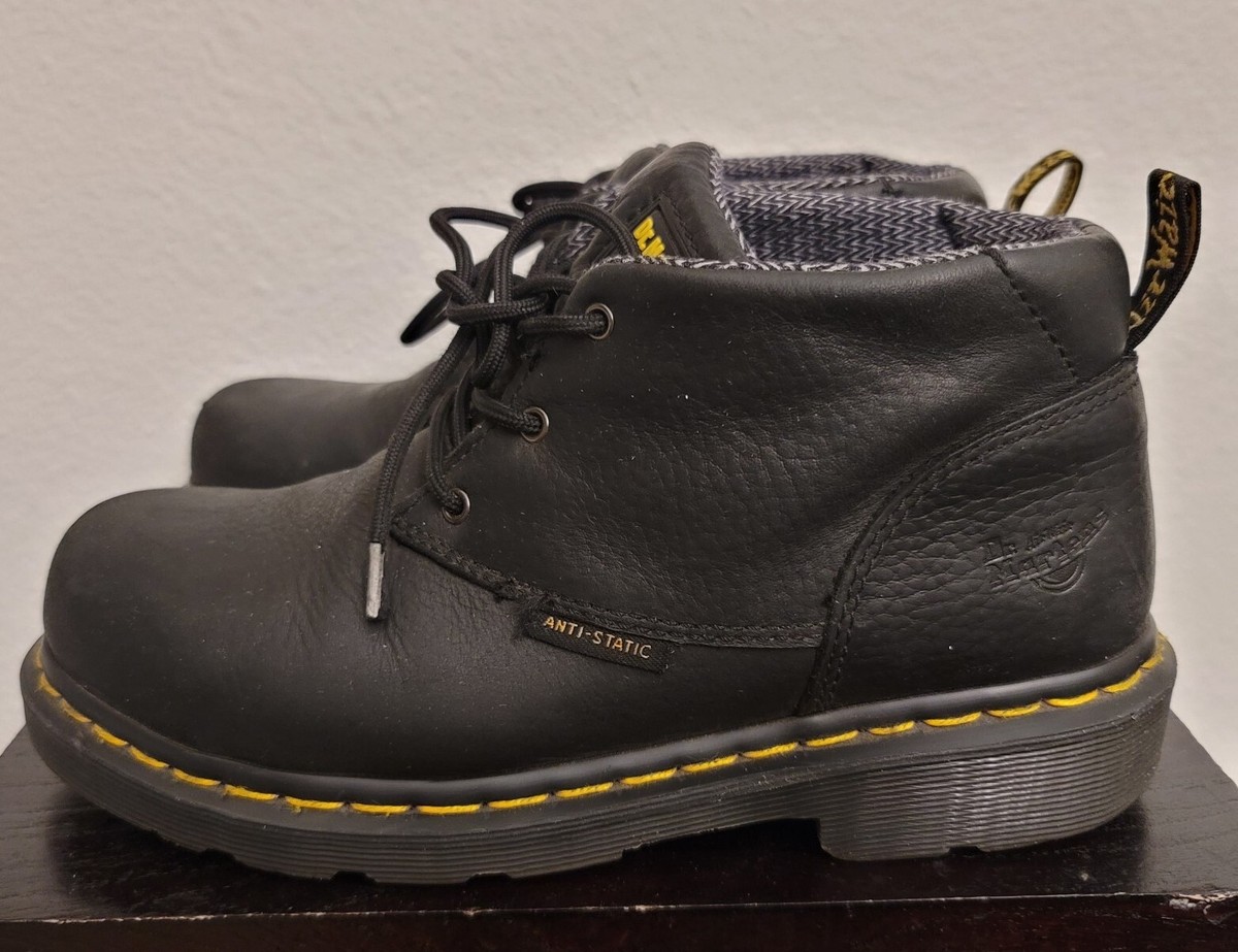 Dr. Martens Womens Size 6M Industrial Steel Toe Black  display picture 2
