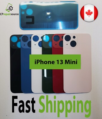 Back Glass Big Ring Camera Hole Cover Frame Lens Replacement for iPhone 13 mini