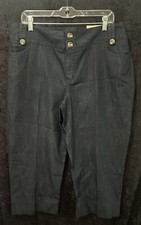 Women  s Cato Size 14 Dark Blue Cotton Polyester Pants NWT