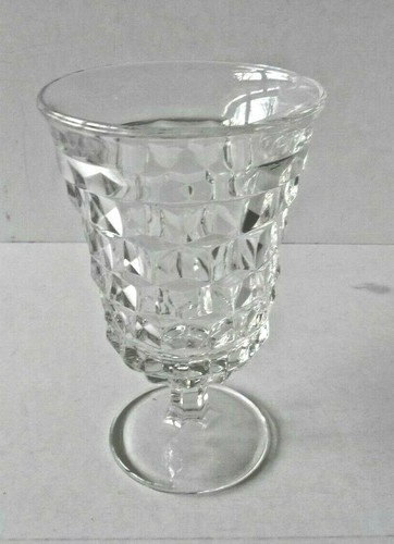 Vintage Fostoria American klar Niedrigwasserkelch 5,5" Stiel 2056