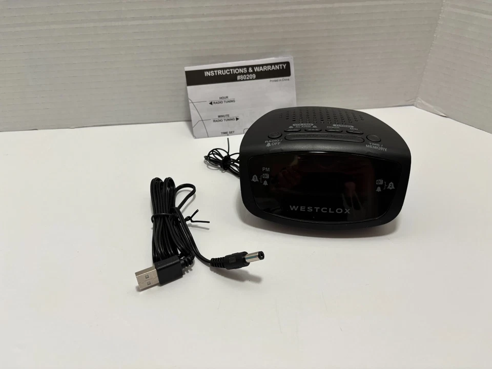 Radio Reloj Digital AM/FM con Batería de Respaldo Doble Alarma Funciones para Dormir y Reposar Foto 3 de 4