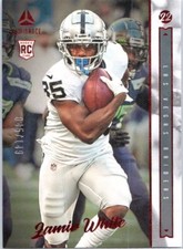 2022 Panini Chronicles #210 Zamir White Luminance Update Rookies Red #/149