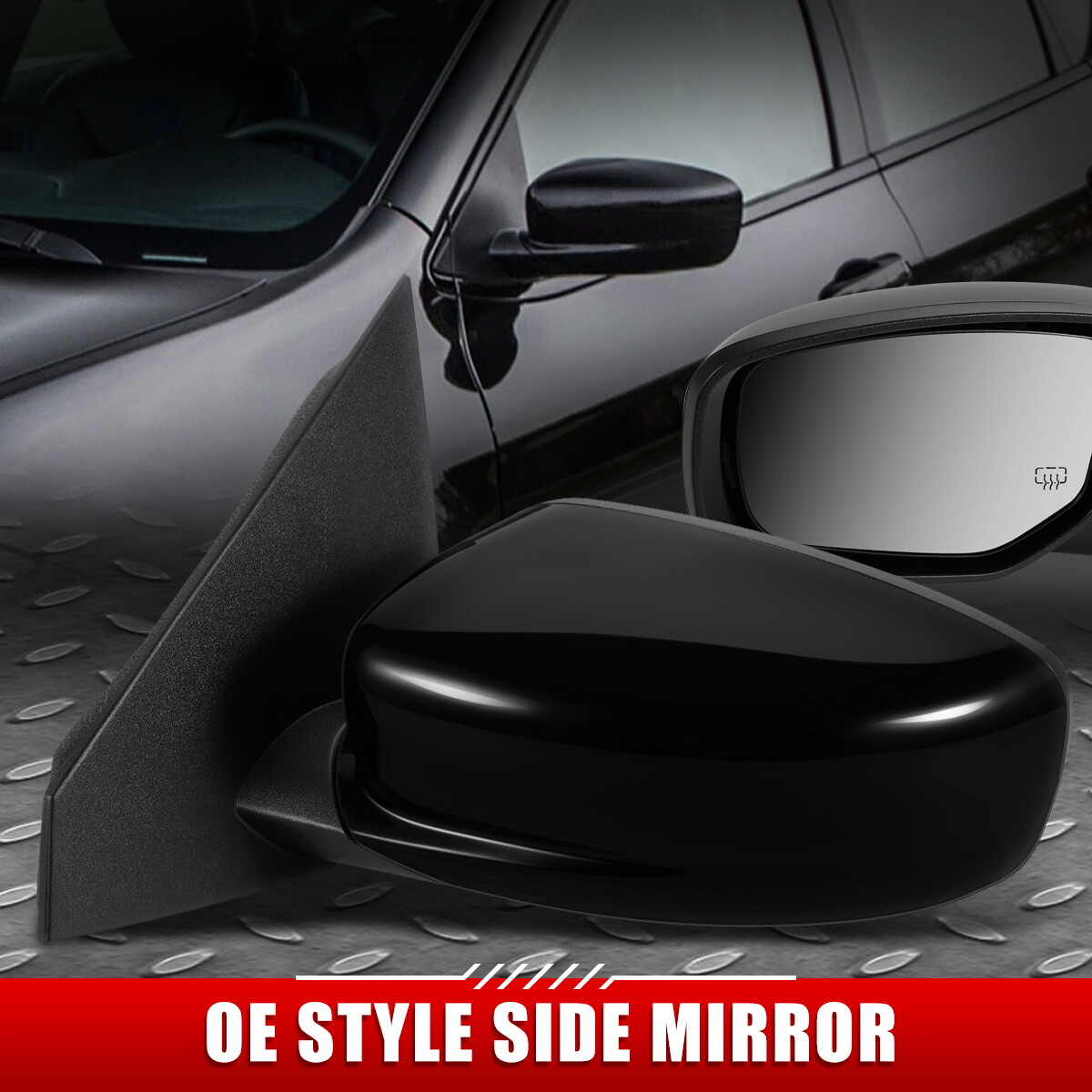 ДЛЯ 16 АВТОМОБИЛЕЙ DODGE DART OE STYLE С ЭЛЕКТРОПРИВОДОМ И ОБОГРЕВОМ ДВЕРНОГО ЗЕРКАЛА ЗАДНЕГО ВИДА СЛЕВА ОТ ВОДИТЕЛЯ