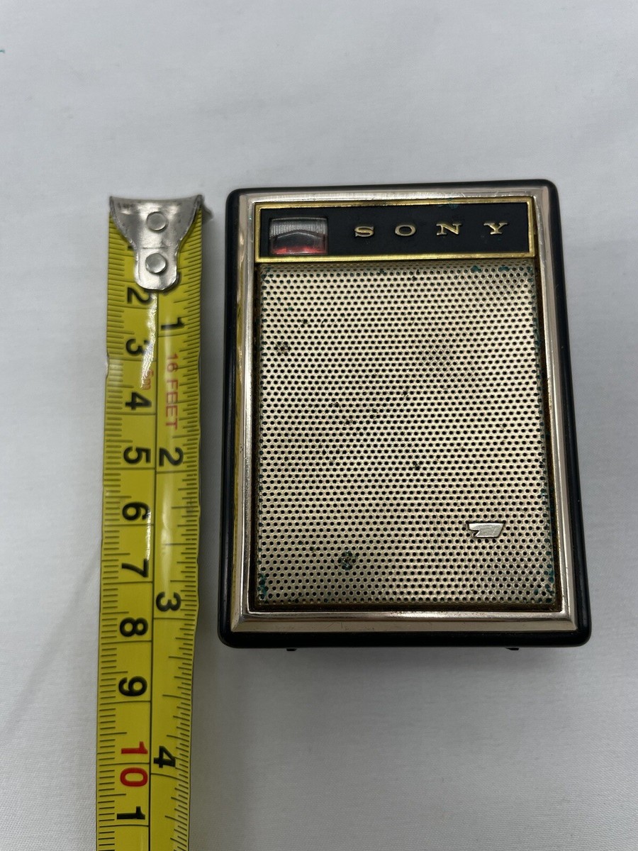 SONY TR-730 Mini Transistor Radio w/ Leather Case & Hard Case READ