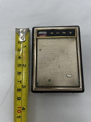 SONY TR-730 Mini Transistor Radio w/ Leather Case & Hard Case READ