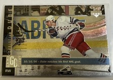 CHRISTIAN DUBE New York Rangers 1997-98 UD Game Dated Foil REAL 1:1500 RARE!