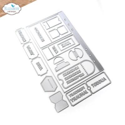 Elizabeth Craft Designs, Cutting Dies / Stanzschablonen, Planner Essentials 56 -