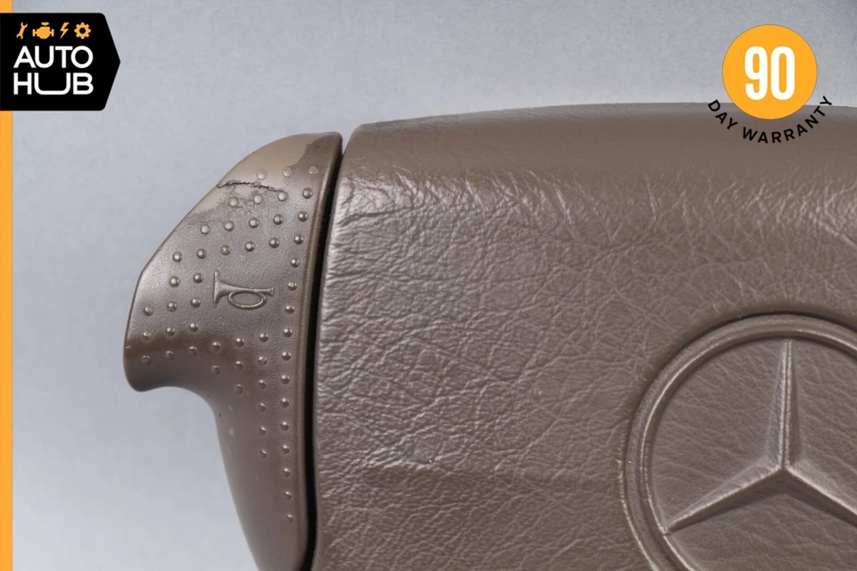 96-98 Mercedes R129 SL320 SL500 Volante Airbag Marrón OEM Foto 2 de 4