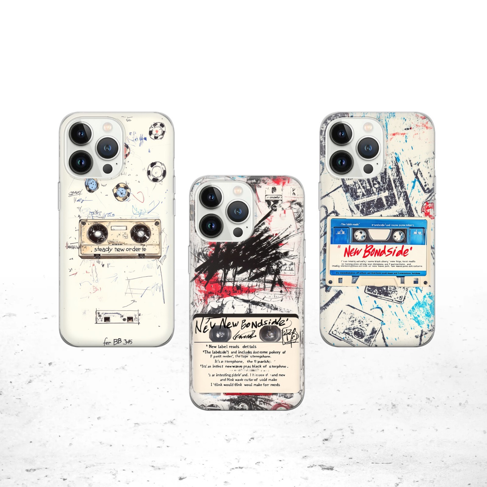 Retro Cassette Phone Case for iPhone 16 Pixel 9 Samsung S25 Model PC216