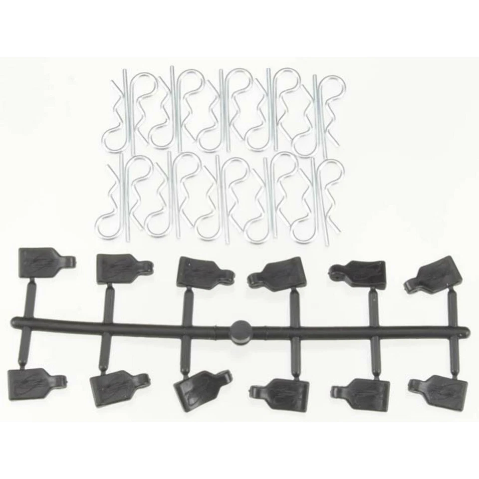 Pro-Line 605101 Silver Body Clips 29mm long 1.15mm wire (20) - Image 2 of 3