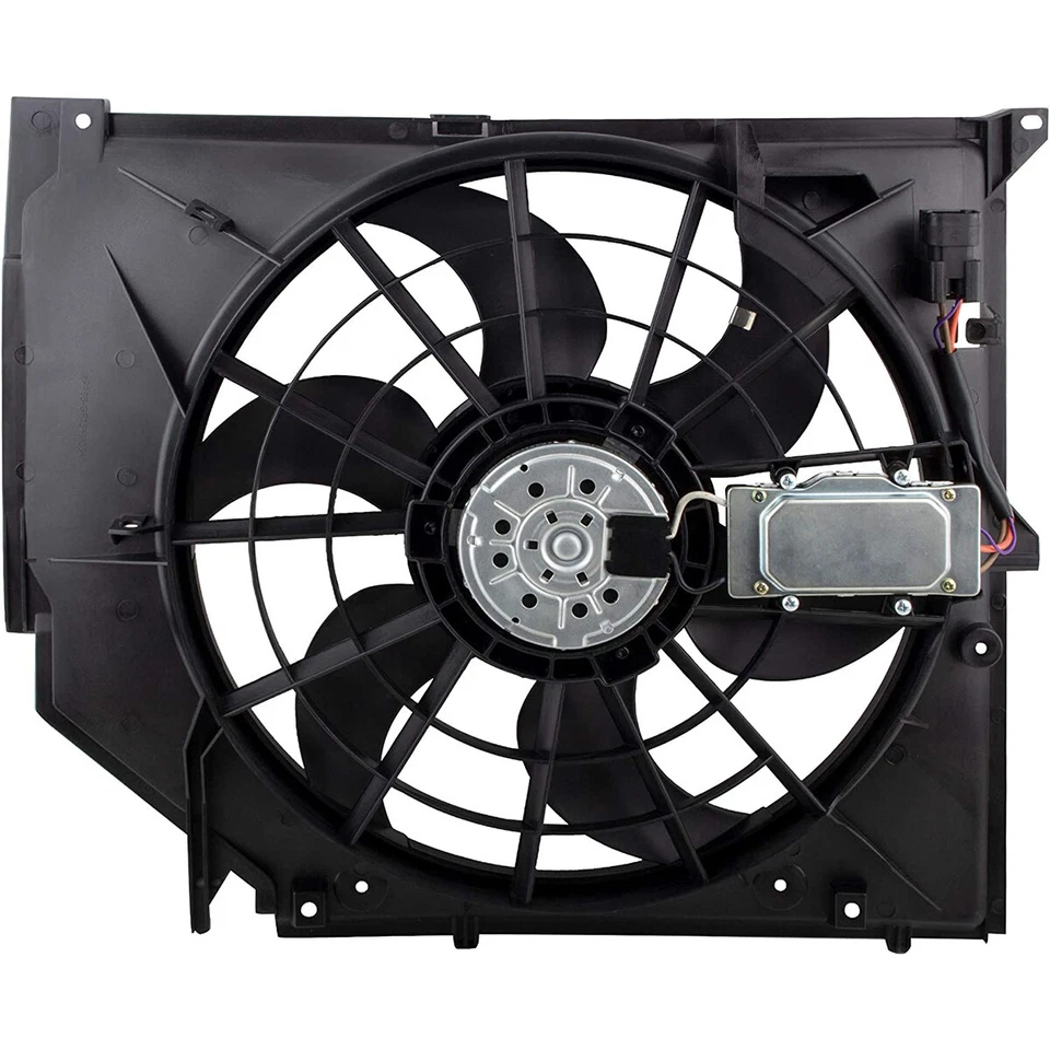 Electric Radiator Fan Assembly For 2001 -2005 BMW 320i 323Ci 323i 325Ci 325i Foto 3 de 4