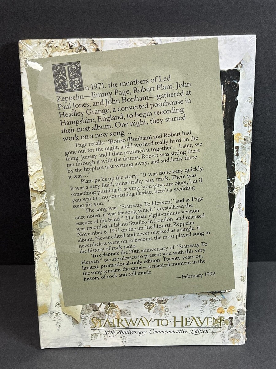 Led Zeppelin - Stairway to Heaven: 20th Anniversary 1992 Vinyl 7