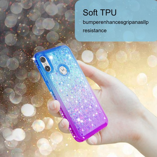 For Motorola One Case,P30 Play Case Bling Sparkly Diamond Glitter For Girl Women - 第 18/26 張圖片