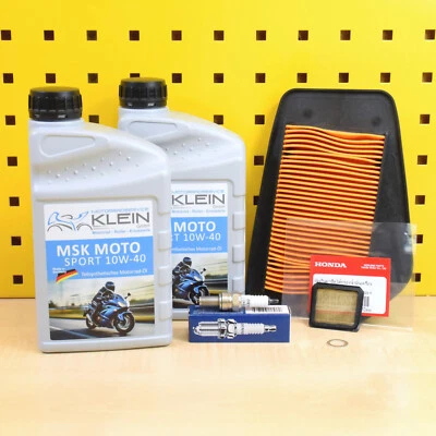 Service Set Wartung Inspektion Öl MSK 10w40 für: Honda CBR 125 r RW rt RS 04-19 - Bild 1 von 2