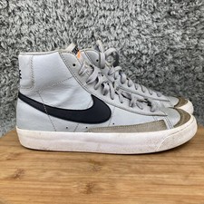 Nike Blazer Mid 77 GS Light Grey Sneakers Shoes Size 6.5 Y Retro DA4086-003