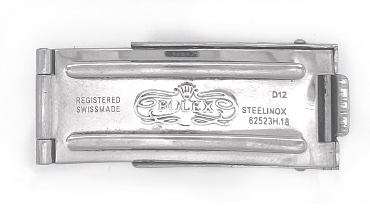 Rolex Buckle 62523H.18 clasp code D12 FCD15445 Vintage Mint Rolex Buckle 62523H.18 clasp code D12 FCD15445 Vintage Mint