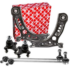 FEBI BILSTEIN Querlenker Koppelstange Satz Vorne für AUDI A3 OCTAVIA 3 VW GOLF