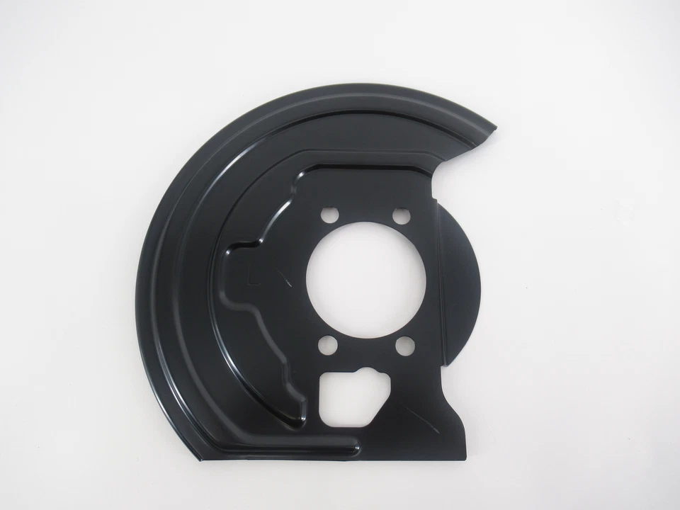 Placa contra salpicaduras protector contra polvo freno LH conductor Nissan 41161-JU00A genuino OEM Foto 2 de 3