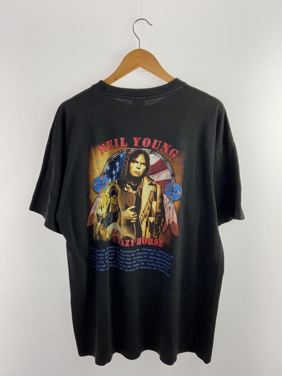 ALTRA T shirt Other Brands anni 90 USTS707 USA NEIL YOUNG nera stampa double face usata