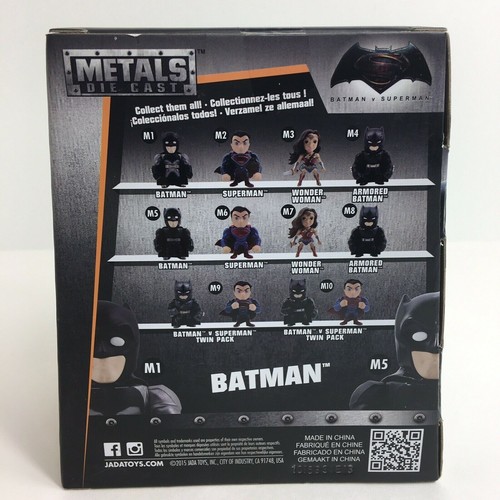 Metals Die Cast Batman DC Comics Batman Vs Superman Jada Toys Metal Superhero - Picture 8 of 12