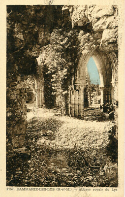 DAMMARIE LES LYS LOT of 3 cards on the Royal Abbey of Lys