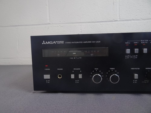 Vintage Mitsubishi MGA DA-U520 Stereo Amplifier RARE - Picture 2 of 9