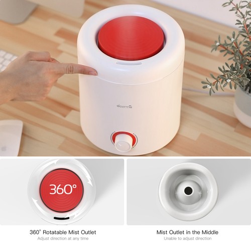 Humidifier 2 in 1 Ultrasonic Humidifiers for bedroom w/ 360° Rotatable Mist 2.5L - Picture 6 of 8