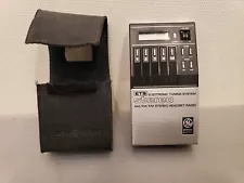 GE General Electric ETS Electric Tuning System AM/FM/FM Stereo Headset Radio