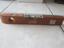 Vintage Stanley Handyman Bubble Leveler Wood 9" No. H1292 Made In USA
