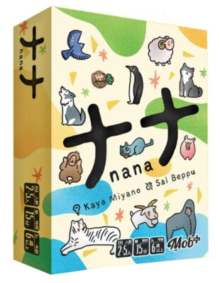 Mob+ Nana Card Game 3rd Edition Brettspiel für 2-5 Spieler 15-30 Minuten N2