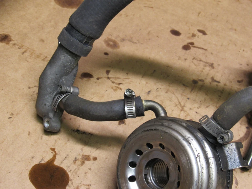 1993 Honda CBr900RR Water Pump Oil Cooler Hoses - Image 3 of 4