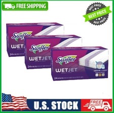 3 PACK Swiffer Wet Jet Mop Cleaning Pads, Floor Cleaner for Wood, Laminate, Tile